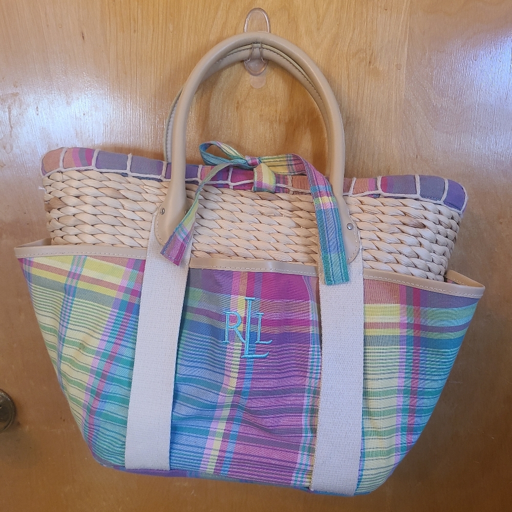 Ralph Luren Handbag, Plaid